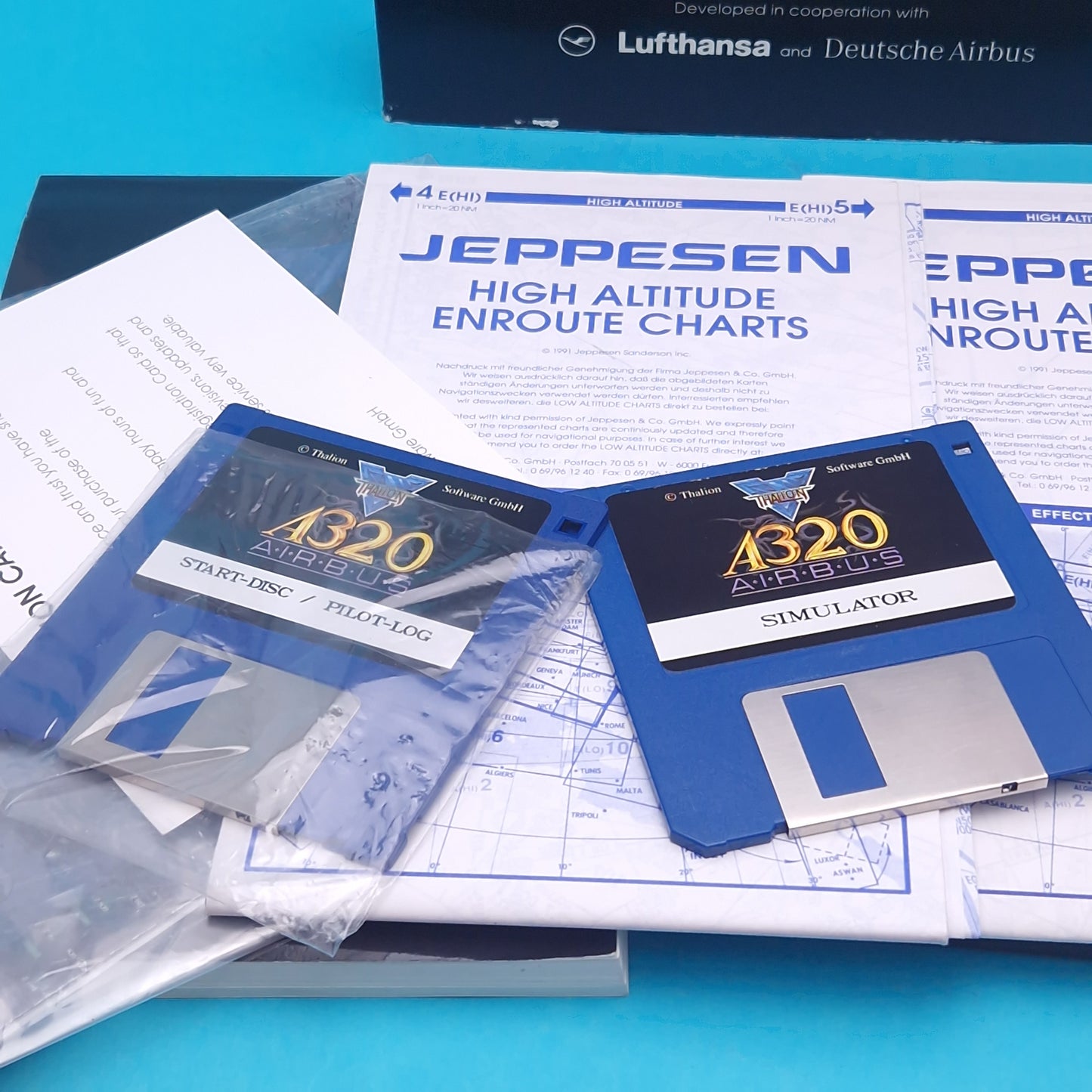 AMIGA ☆ A320 AIRBUS ☆ BOXED Vintage Retro Game Commodore