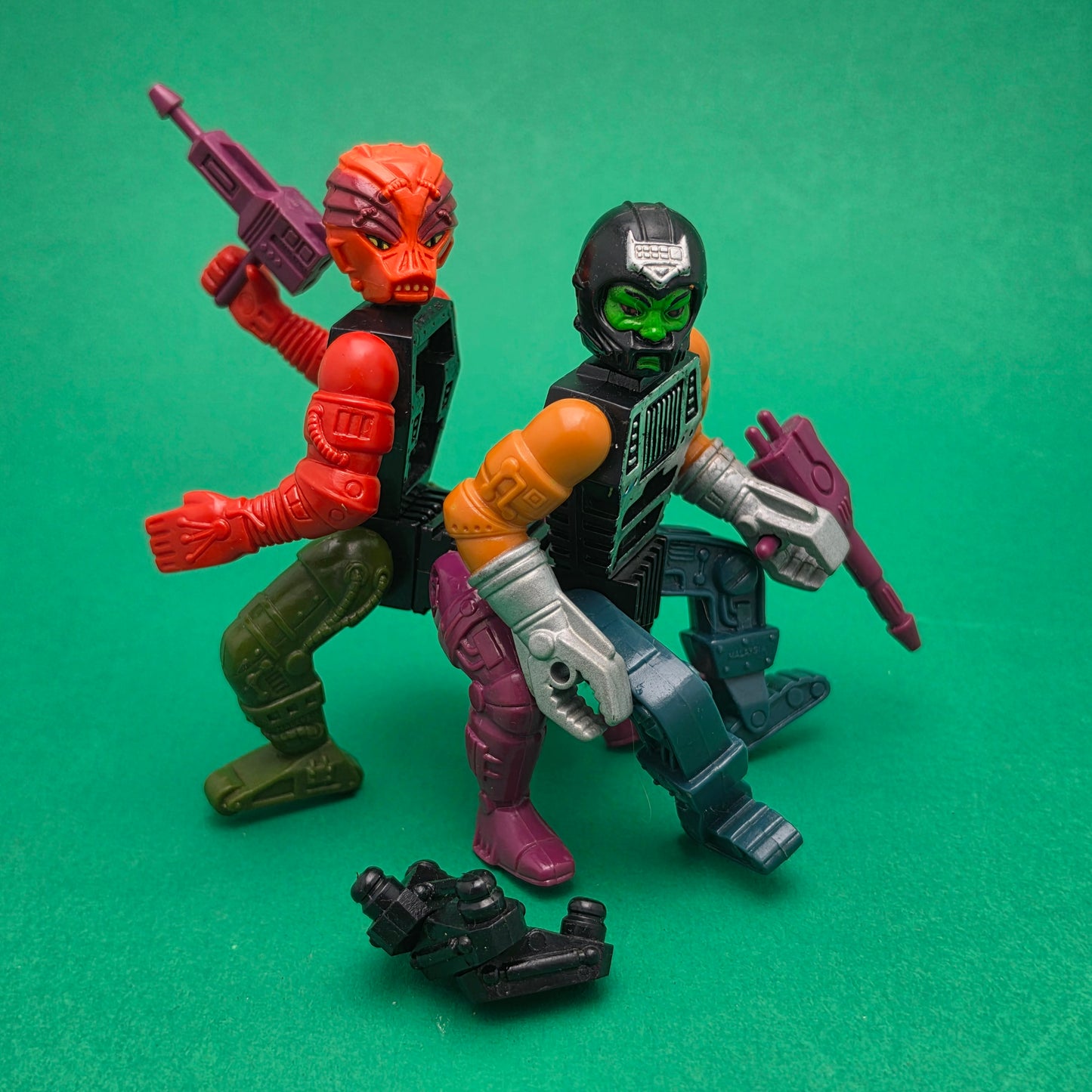 MASTERS OF THE UNIVERSE ☆ MULTI-BOT Near Complete Vintage Figure ☆ MOTU 80s Mattel
