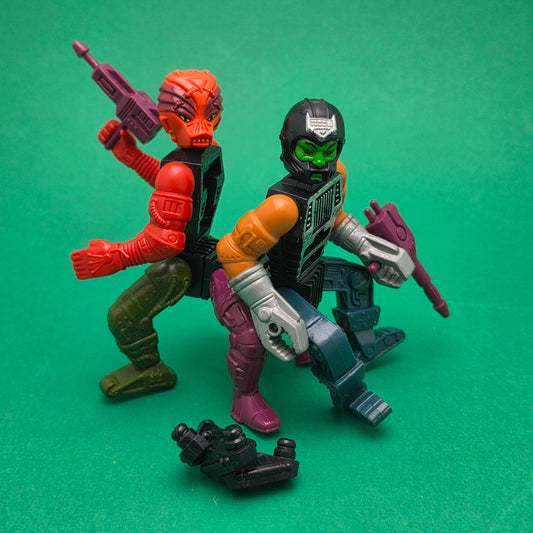 MASTERS OF THE UNIVERSE ☆ MULTI-BOT Near Complete Vintage Figure ☆ MOTU 80s Mattel