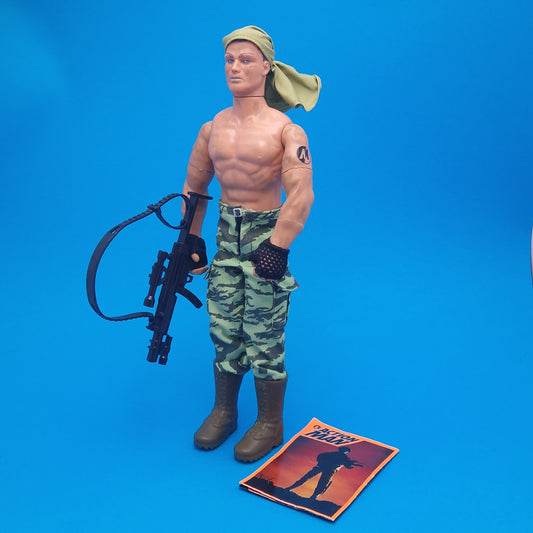 ACTION MAN ☆ WARPAINT WARRIOR Complete Camouflage ☆ Vintage HASBRO 90's Loose