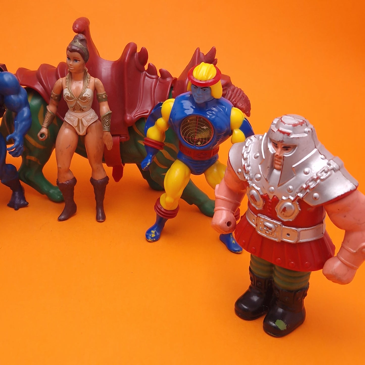 MASTERS OF THE UNIVERSE ☆ 11x Bundle TEELA MANEFACES RAM-MAN ROBOTO WEBSTER Vintage Figure ☆ MOTU Loose 80s Mattel