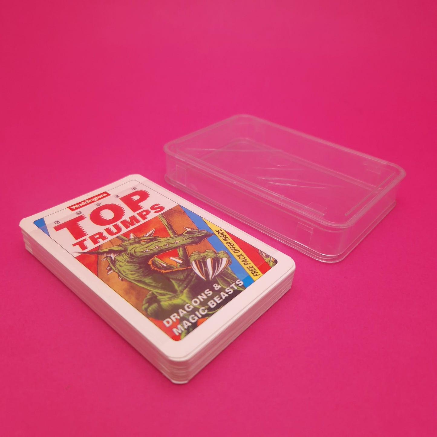 TOP TRUMPS ☆ DRAGONS & MAGIC BEASTS ☆ Vintage Game Case Waddingtons