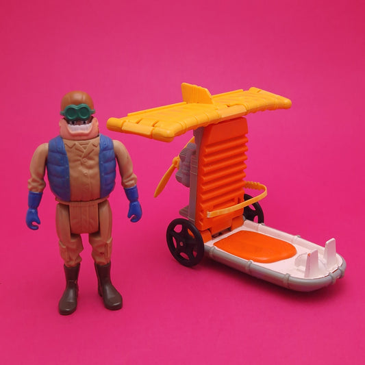GHOSTBUSTERS ☆ AIR SICKNESS PILOT HAUNTED HUMAN MAN Vintage Figure ☆ Loose 80s Kenner