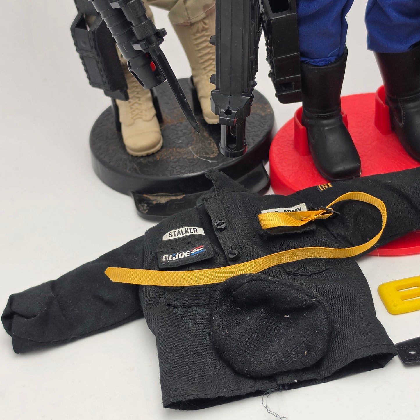 ACTION MAN ☆ G.I. JOE COBRA COMMANDER SNAKE EYES DUKE Hall Of Fame Figure ☆ Vintage HASBRO 90's Loose