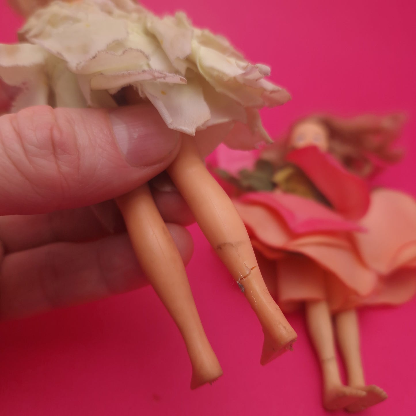 FLOWER FAIRIES ☆ Vintage BUNDLE 3x Dolls Figures ☆ Hornby 80s