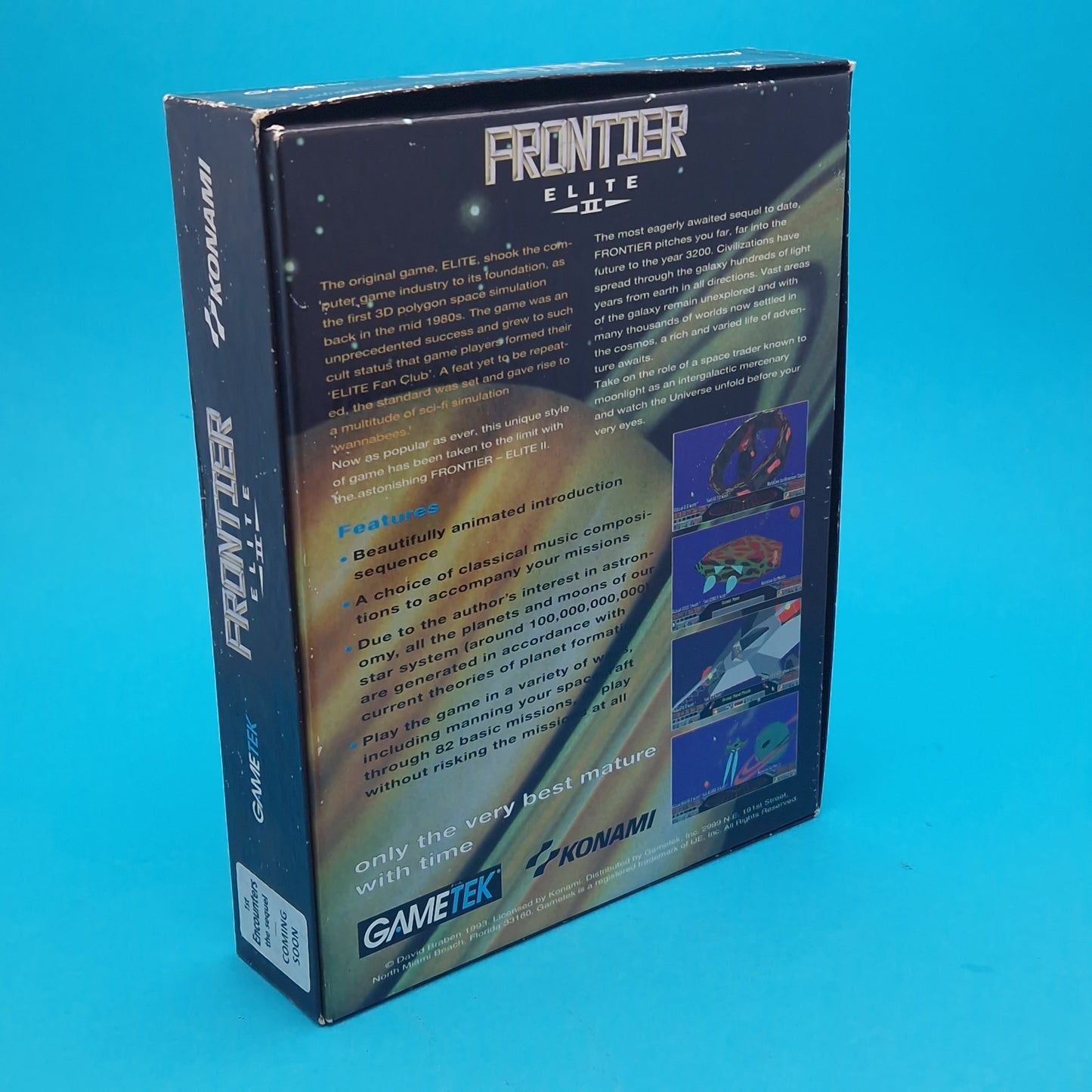 AMIGA CD32 ☆ ELITE 2 FRONTIER ☆ BIG BOX BOXED Vintage Retro Game Commodore 90s