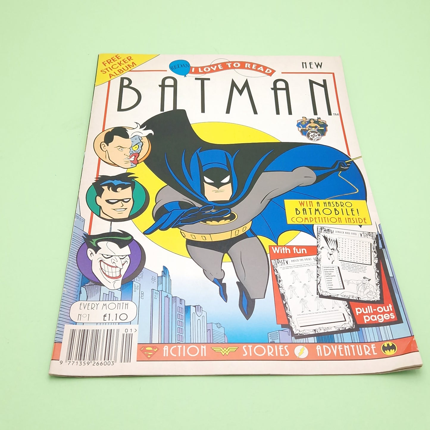BATMAN COMIC ☆ Vol 1 Vintage Original ☆ DC Redan I Love To Read