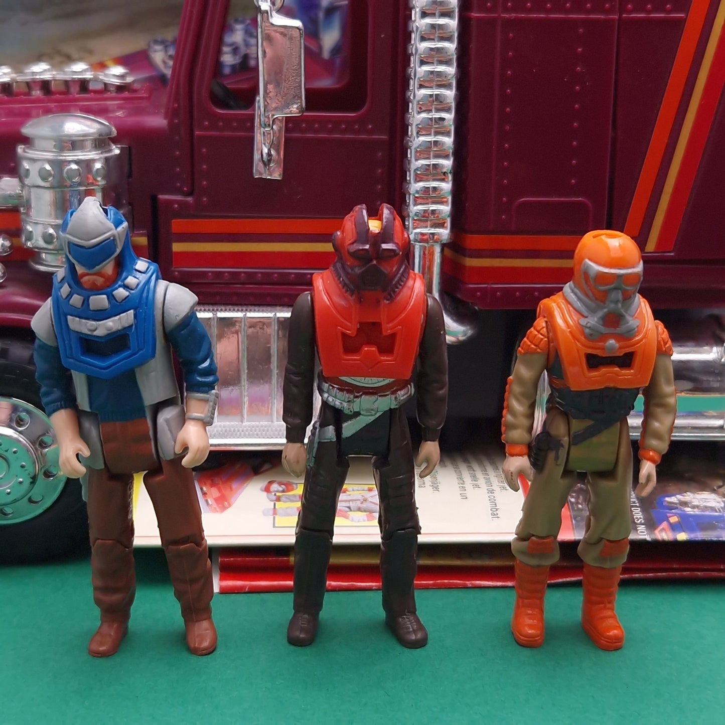 M.A.S.K ☆ RHINO Matt Trakker & Bruce Sato ☆ Loose Vintage MASK Kenner 80s