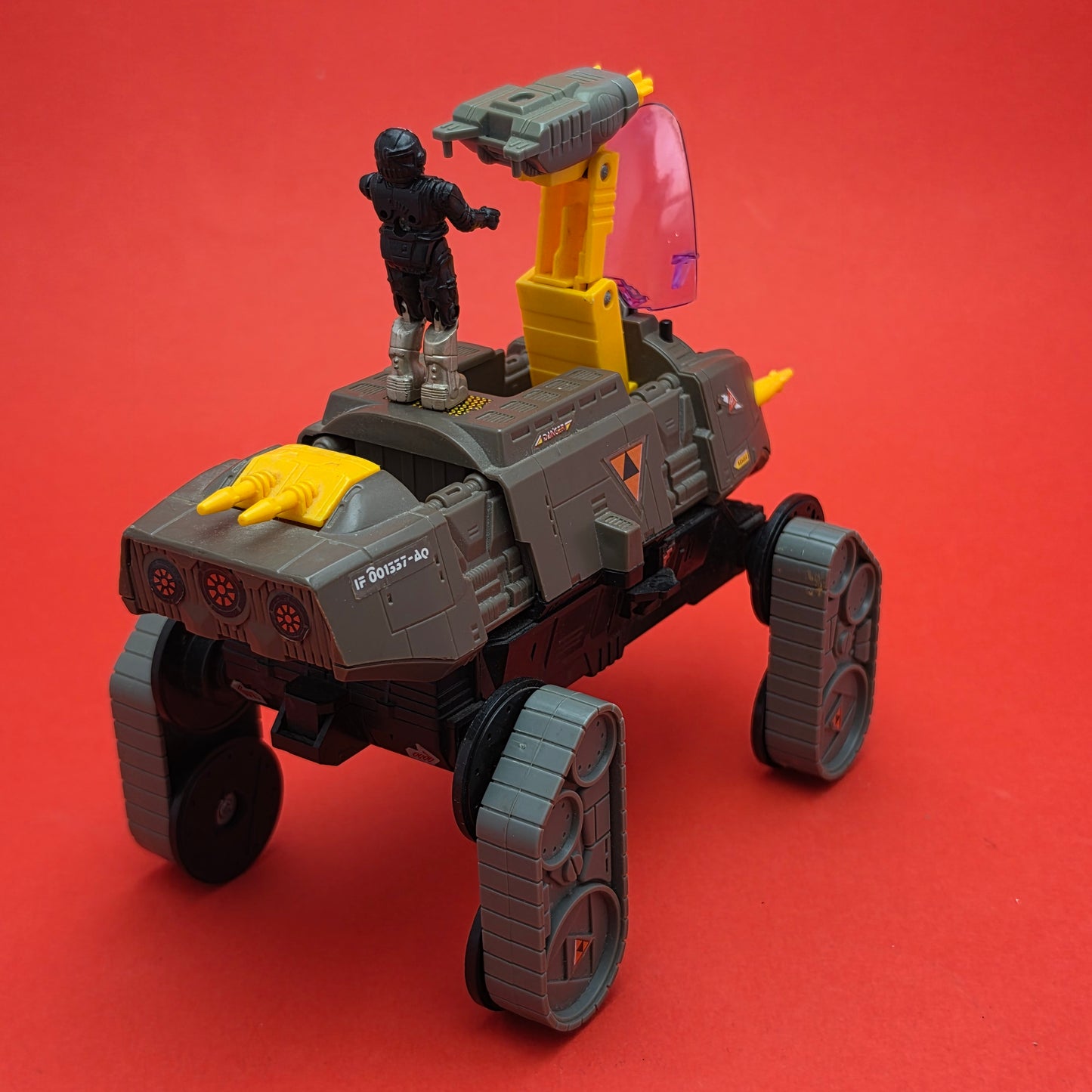 STARCOM ☆ SHADOW RAIDER With Captain Battlecron Figure Vehicle ☆ 80's Loose Vintage Coleco Mattel