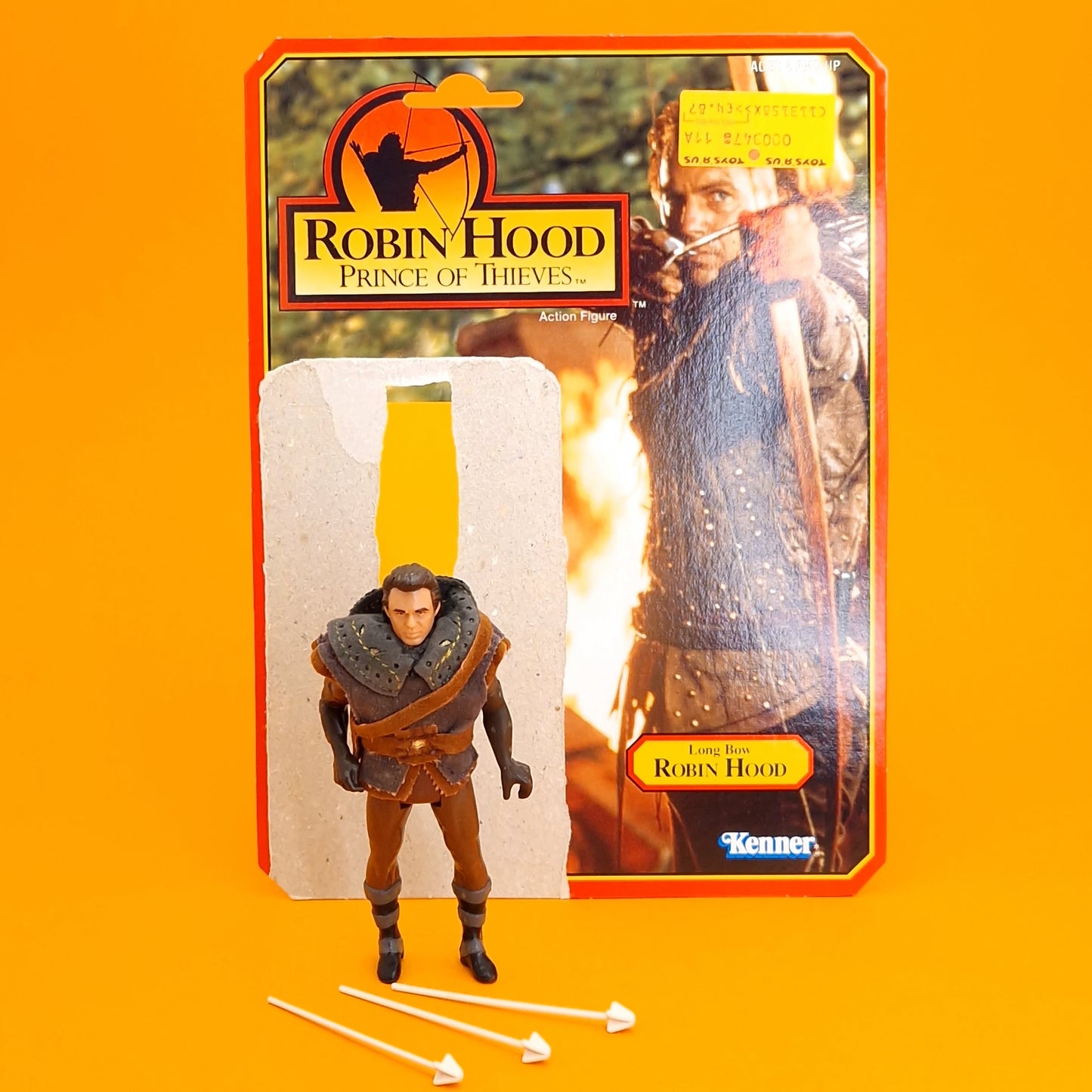 ROBIN HOOD PRINCE OF THIEVES ☆ LONG BOW ROBIN Figure ☆ Vintage 90s Kenner