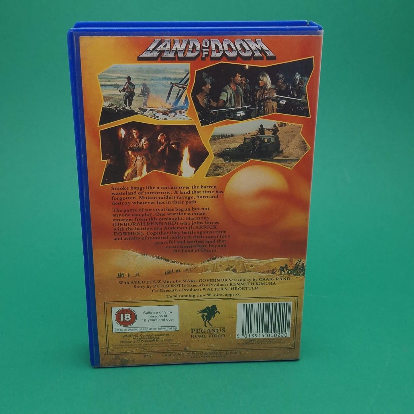 VHS Video ☆ LAND OF THE DOOM ☆ 80s Big Box Ex Rental 18 Vintage