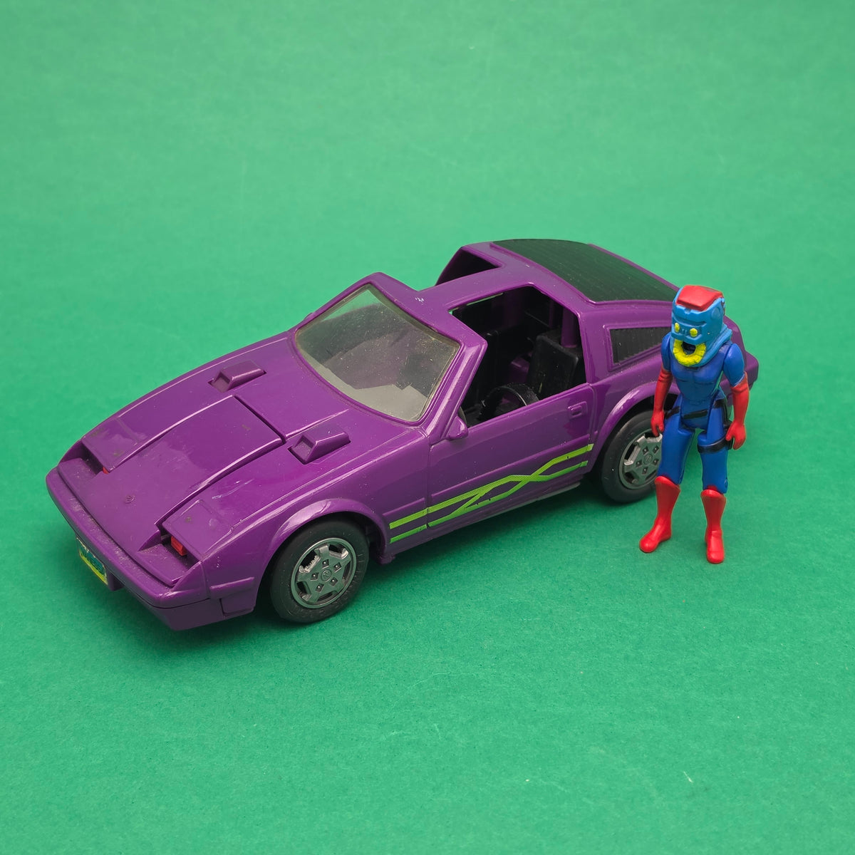 M.A.S.K ☆ VANESSA WARFIELD MANTA Vintage Figure Vehicle ☆ MASK Kenner 80s Loose