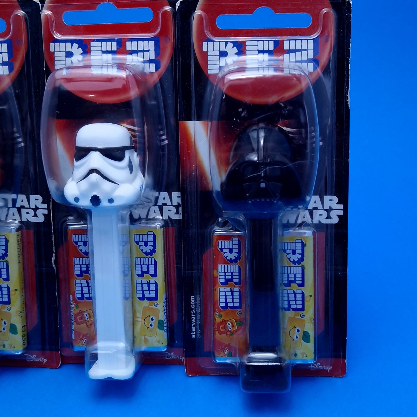 STAR WARS ☆ PEZ x4 Dispenser / Candy Roll Dispenser - Darth Vader Yoda R2D2 ☆ Boxed Sealed