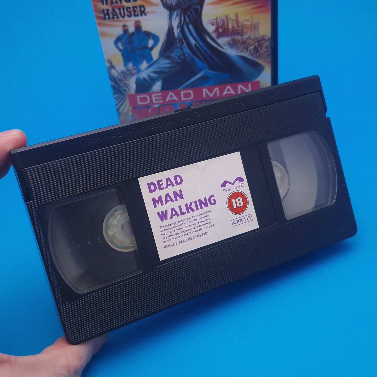 VHS Video ☆ DEAD MAN WALKING ☆ Hauser 80s Big Box Ex Rental Vintage 18