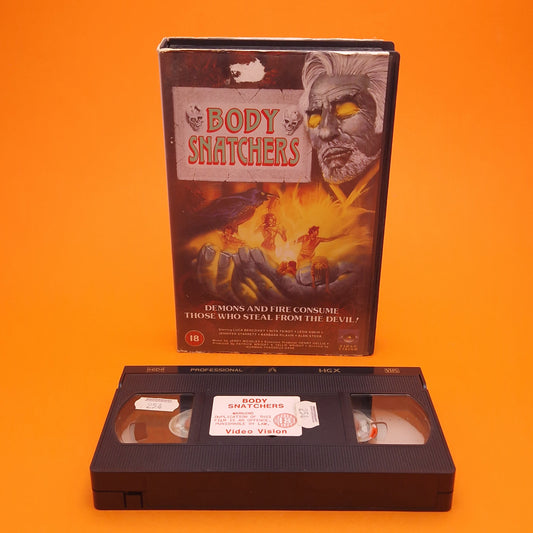 VHS Video ☆ BODY SNATCHERS ☆ 80s Big Box Ex Rental Vintage 18 cert