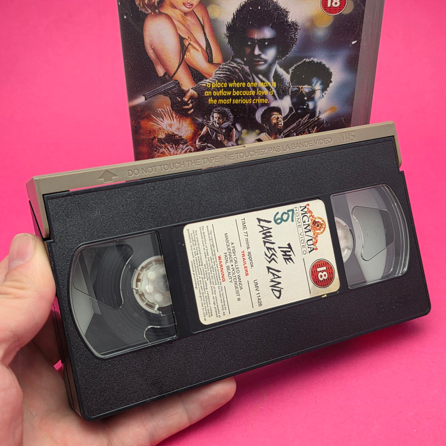VHS Video ☆ THE LAWLESS LAND 1988 ☆ 18 Cert Big Box Ex Rental Vintage MGM UK
