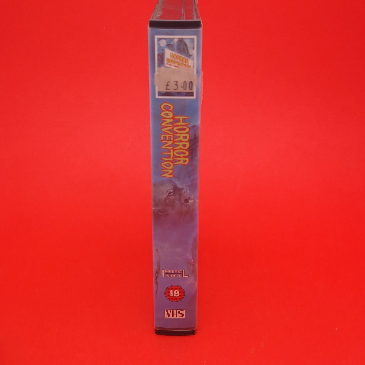 VHS Video ☆ HORROR CONVENTION (Nightmare in Blood) Case Tape Cassette Vintage 18 cert