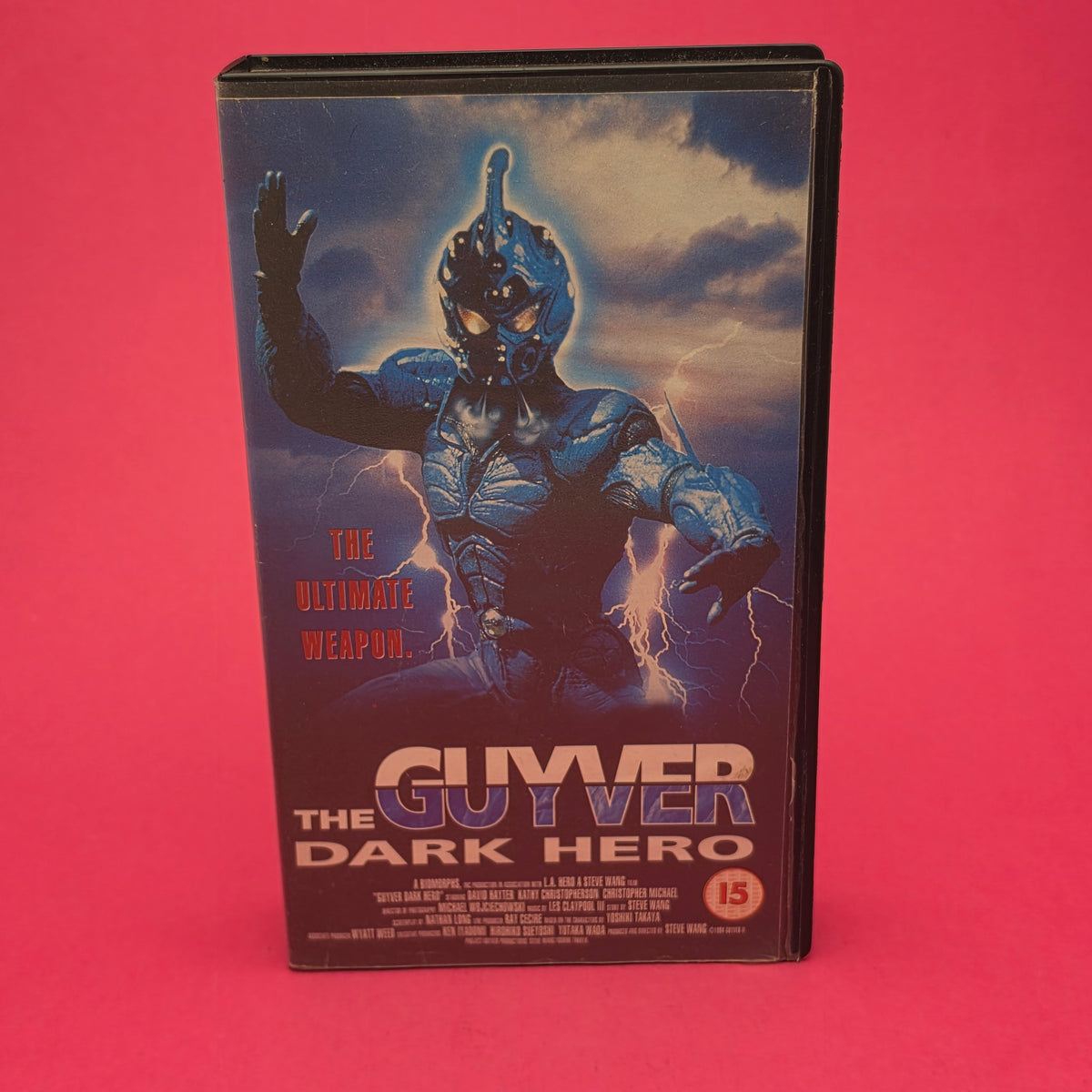 VHS Video ☆ THE GUYVER: DARK HERO ☆ 15 Cert Vintage Tape