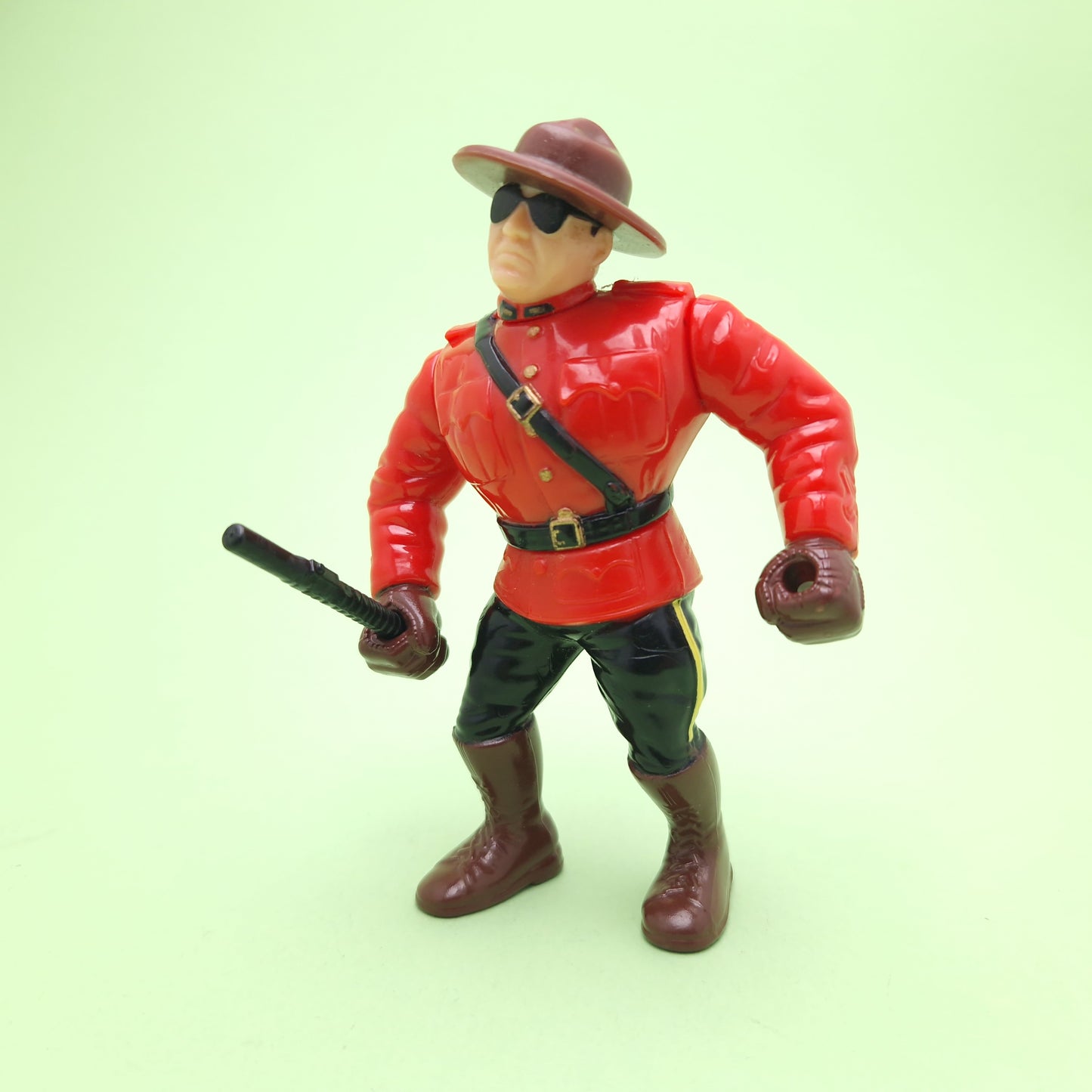 WWF HASBRO THE MOUNTIE Cattle pod Vintage Wrestling Figure ☆ Original 90s Series 5