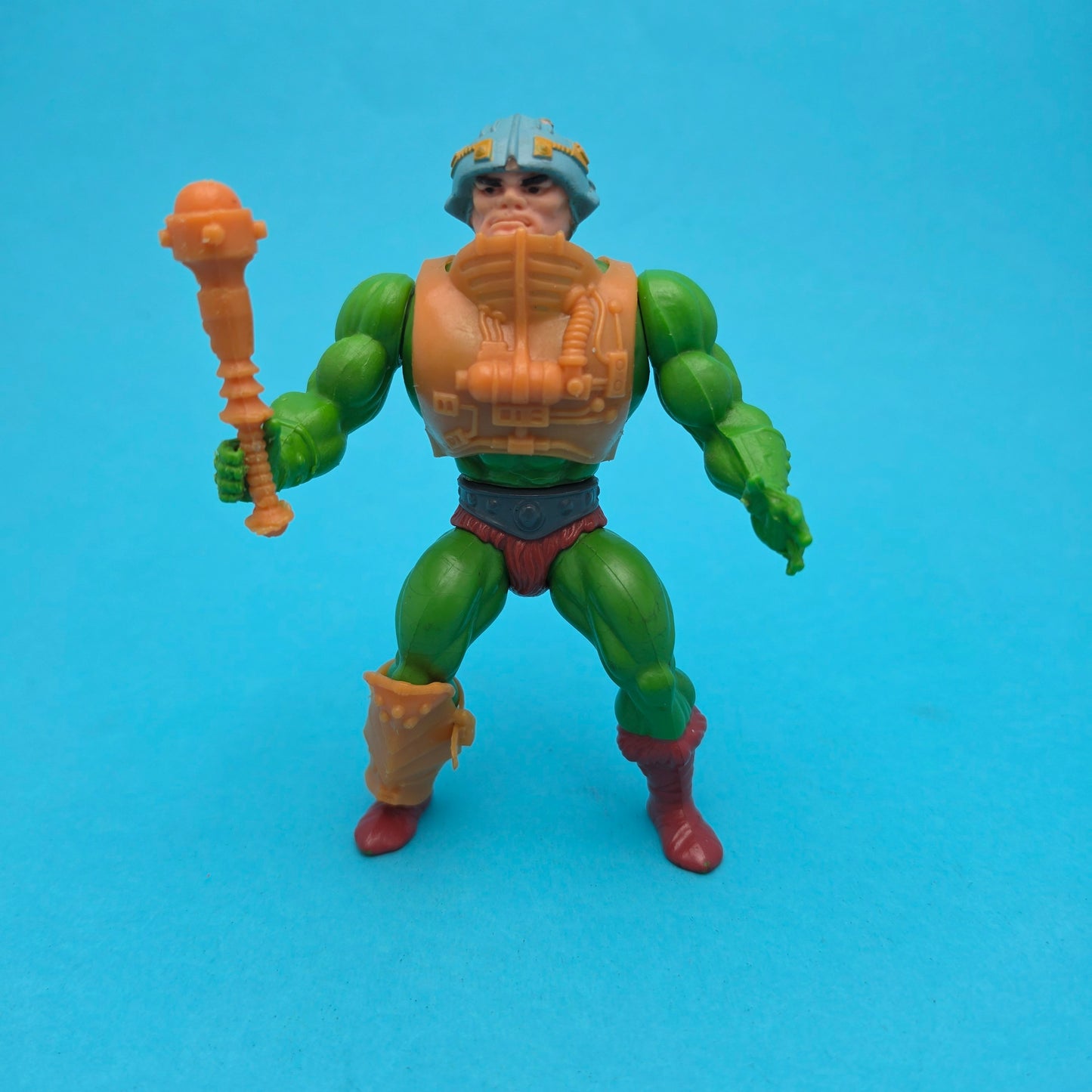 MASTERS OF THE UNIVERSE ☆ MAN AT ARMS Complete Vintage Figure ☆ MOTU Loose 80s Mattel Original