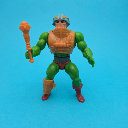 MASTERS OF THE UNIVERSE ☆ MAN AT ARMS Complete Vintage Figure ☆ MOTU Loose 80s Mattel Original