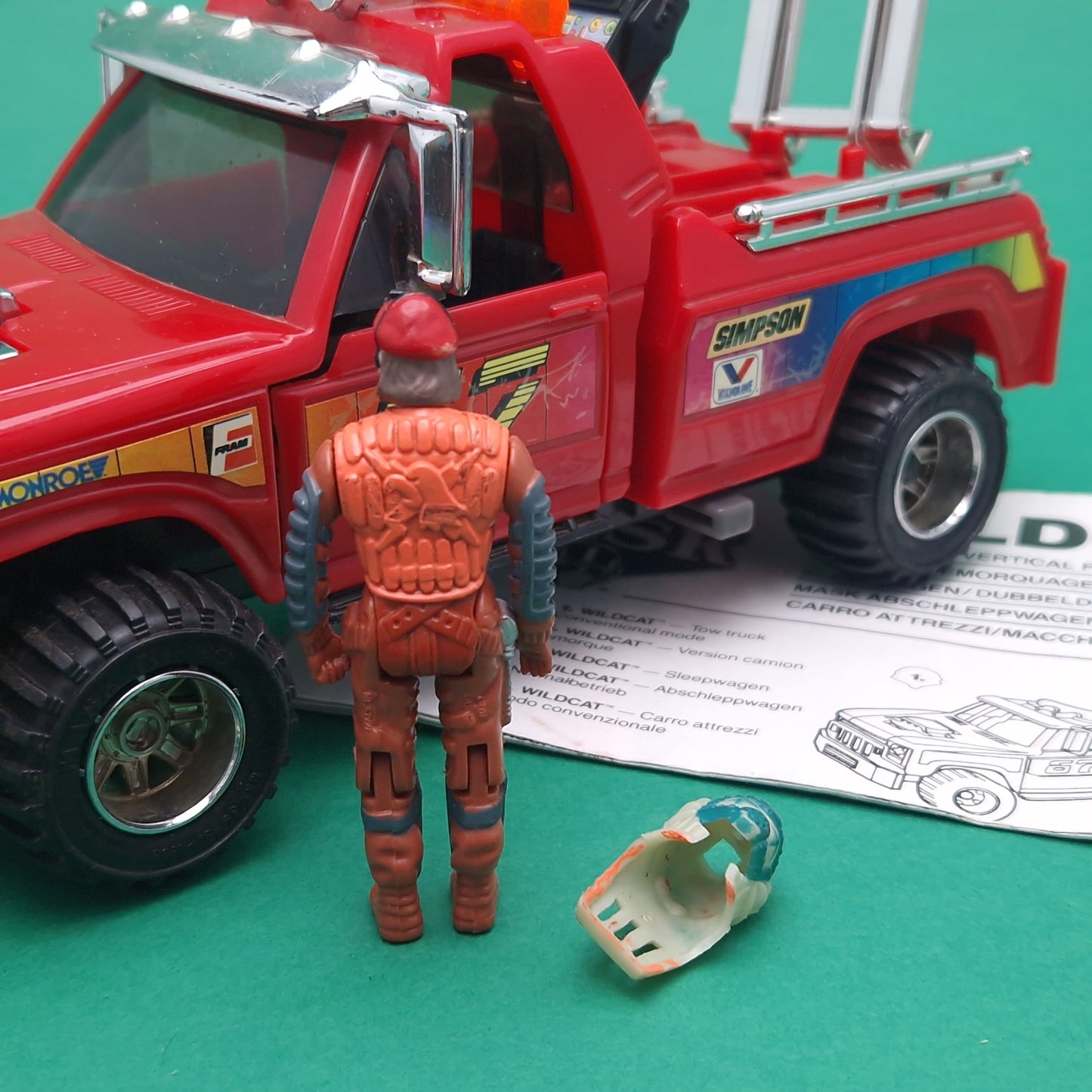 M.A.S.K ☆ WILDCAT Vehicle & Clutch Hawks ☆ Vintage MASK Kenner 80s