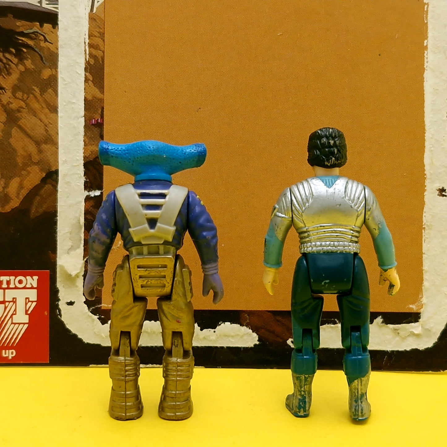 DINO RIDERS ☆ Six-Gill and Orion Double pack Action Figures ☆ Vintage TYCO 80s