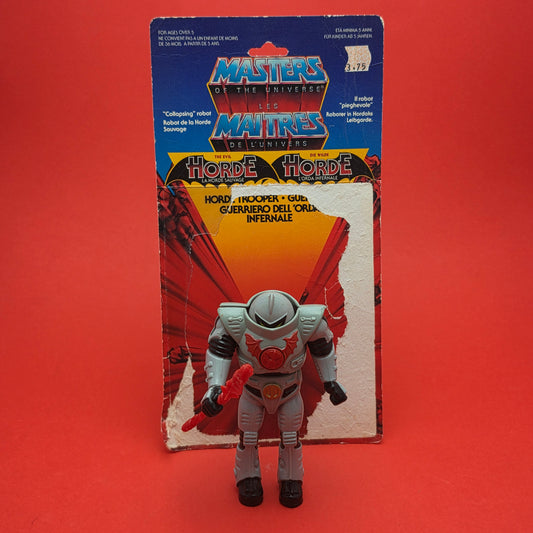 MASTERS OF THE UNIVERSE ☆ HORDE TROOPER Vintage Figure ☆ Staff MOTU 80s Mattel