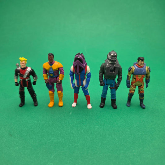 M.A.S.K ☆ Bundle x5 Loose Figures ☆ Vintage Kenner 80s Ali Bombay Sly Rax Etc