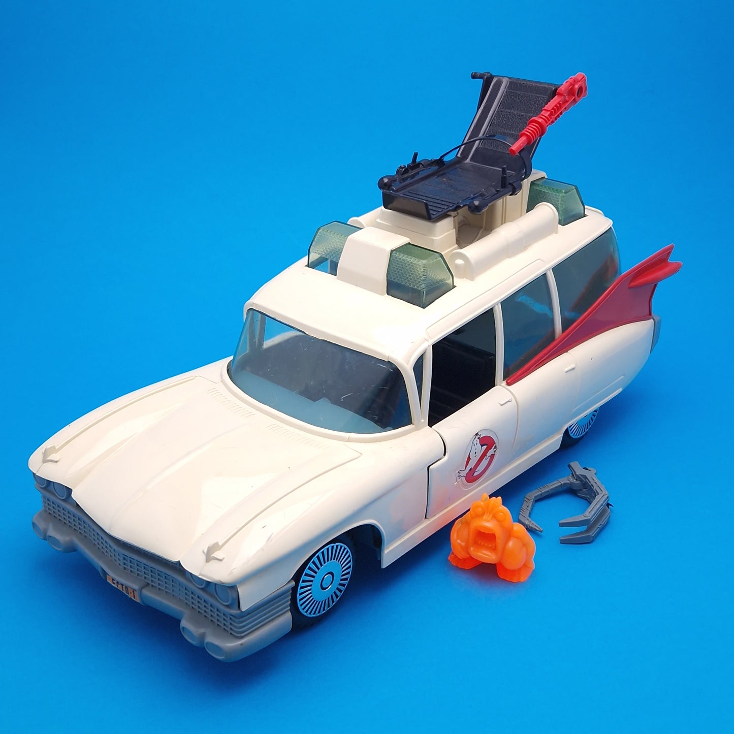 GHOSTBUSTERS ☆ ECTO 1 Figure Vehicle ☆ Vintage Loose 80s Kenner Original