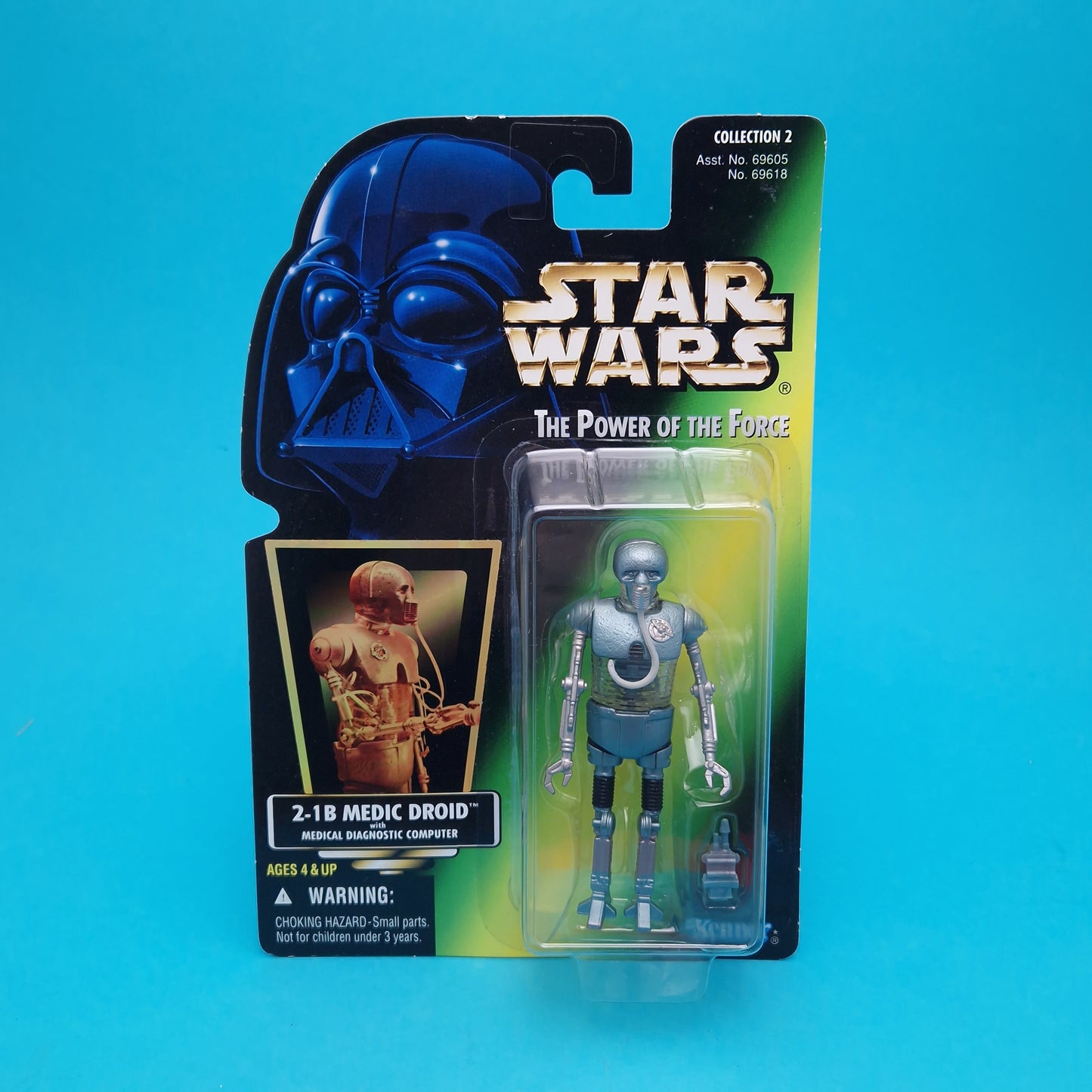 STAR WARS POTF ☆ 2-1B MEDIC DROID Figure ☆ MOC Sealed Carded Kenner Power of the Force