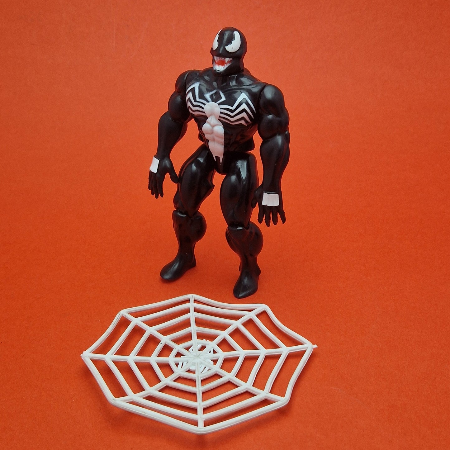 SUPER HEROES TALKING ☆ VENOM Action Figure ☆ Marvel Loose Toybiz 90s