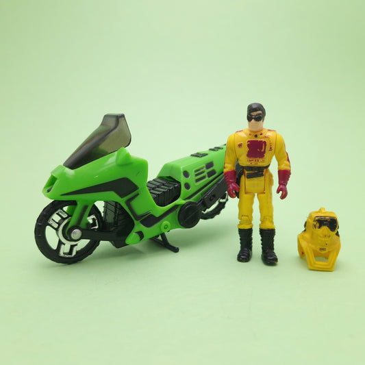 M.A.S.K ☆ CONDOR BRAD TURNER Vintage Figure Vehicle ☆ Complete MASK Kenner 80s Loose