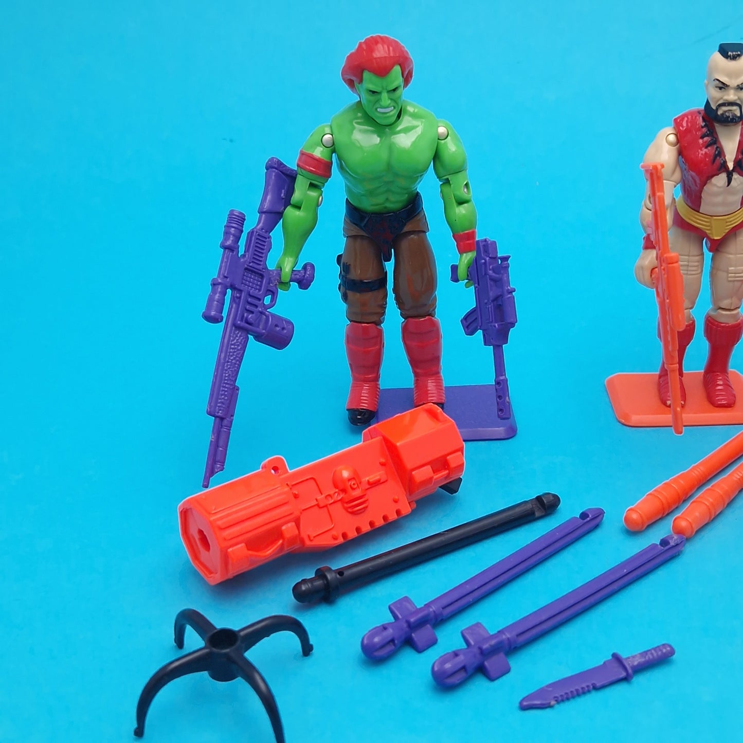 G.I.JOE ☆  BLANKA KEN MASTERS ZANGIEF STREET FIGHTER Figure ☆ Vintage Hasbro 1993