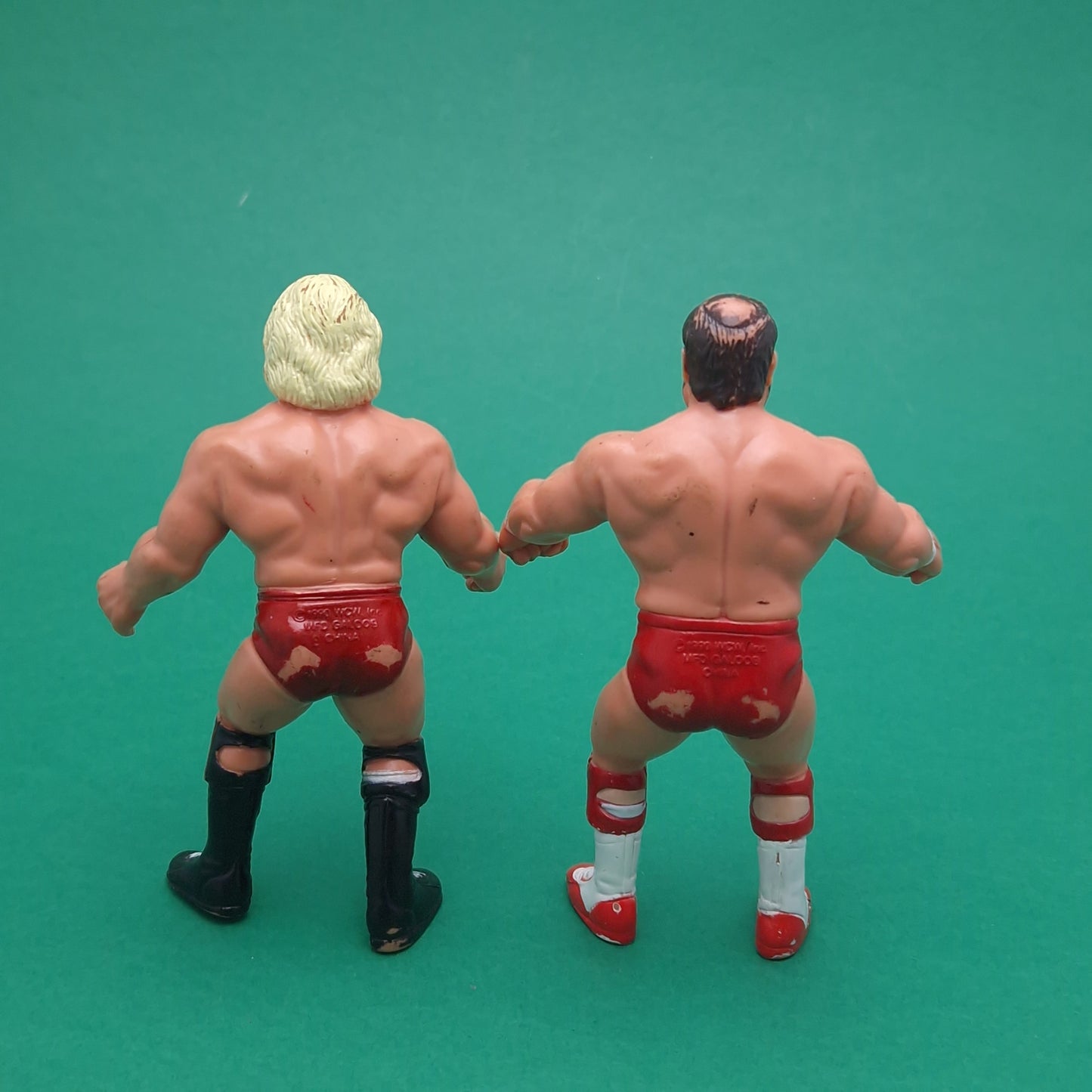 WCW GALOOB ☆ RIC FLAIR ARN ANDERSON Vintage Wrestling Figure ☆ Original 90s