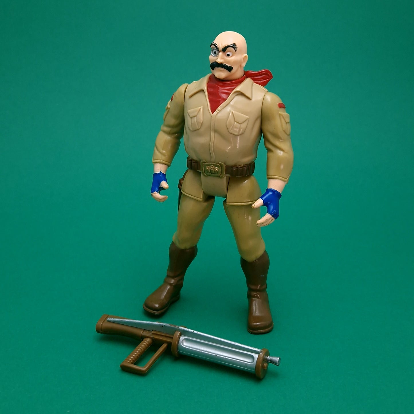 THUNDERCATS ☆ SAFARI JOE & GUN Complete Action Figure ☆ Vintage LJN Original 80s Loose