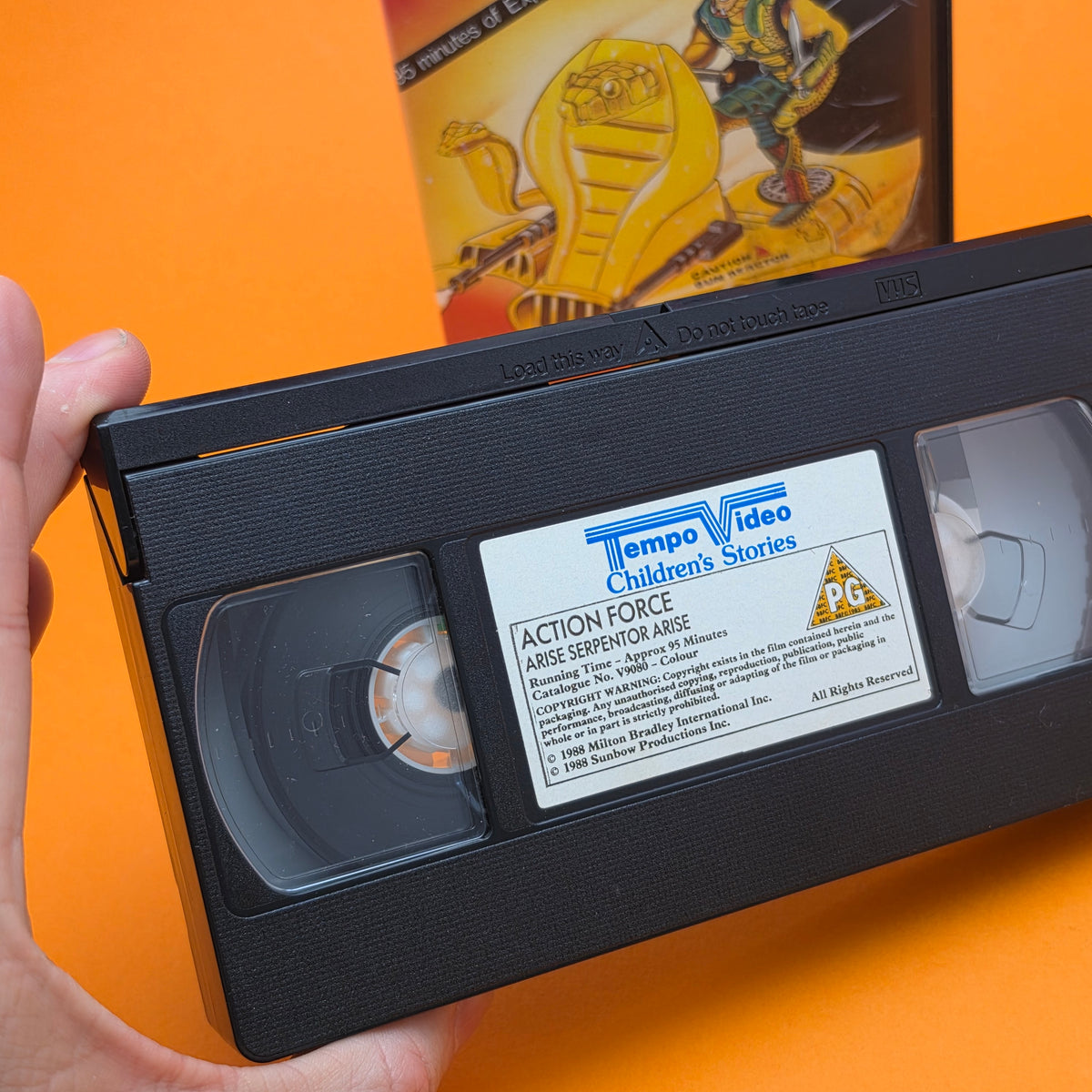 VHS Video ☆ ACTION FORCE ARISE SERPENTOR ARISE ☆ U Cert Vintage Tape PG