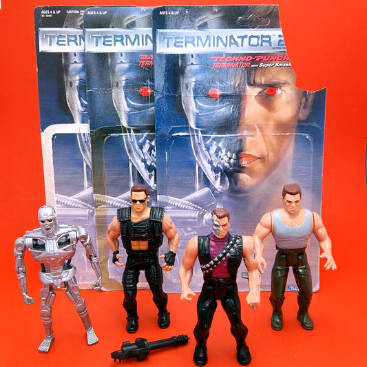 TERMINATOR 2 ☆ SECRET WEAPON BATTLE DAMAGE Bundle Figure ☆ Vintage 90s Kenner Loose