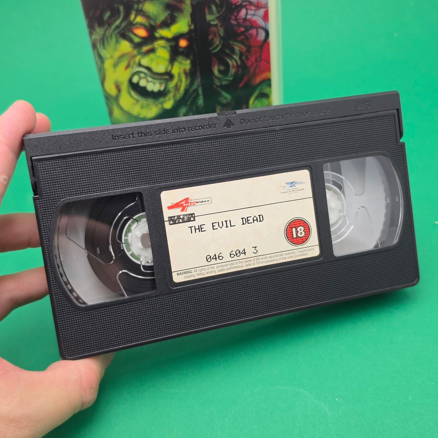 VHS Video ☆ THE EVIL DEAD ☆ 18 Cert Vintage Tape 1997 Army of Darkness