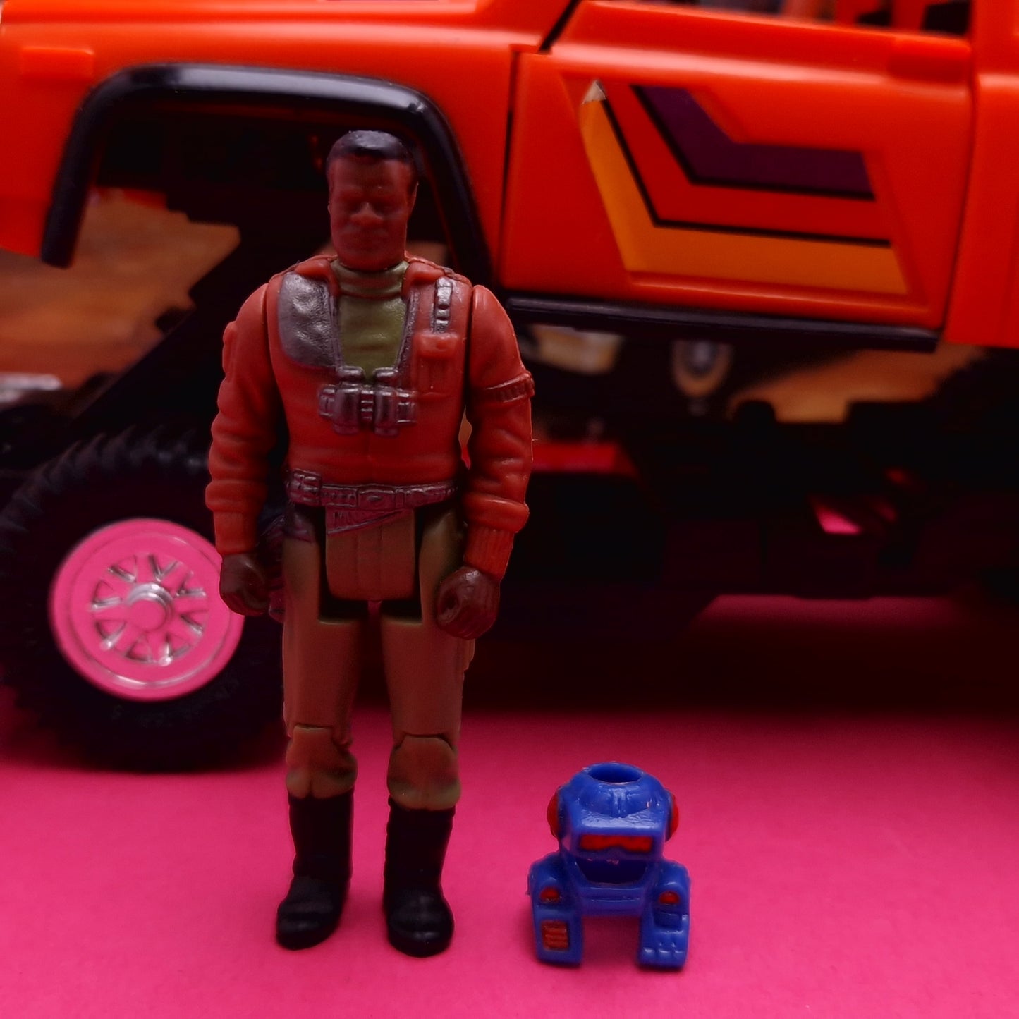 M.A.S.K ☆ FIRECRACKER HONDO MCLEAN Figure Vehicle ☆ BOXED Vintage Kenner 80s