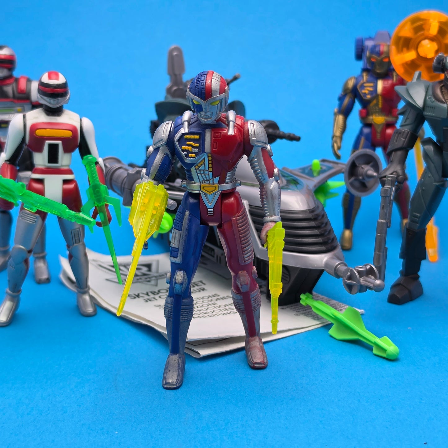 VR TROOPERS ☆ KAITLIN STAR JB REESE RYAN STEELE SKYBORG JET Figure BUNDLE Vintage Original 90s Saban Kenner