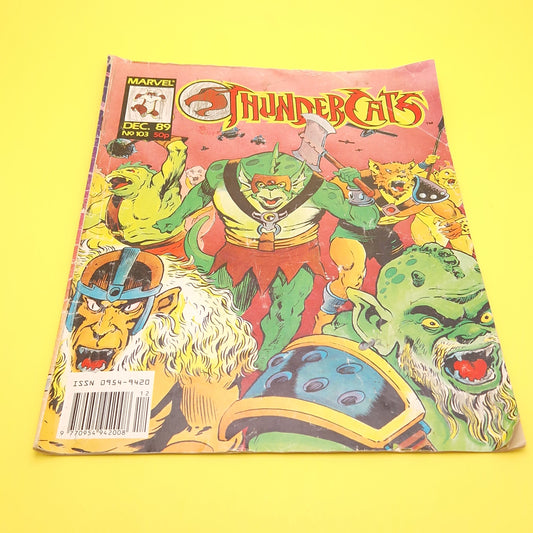 THUNDERCATS COMIC ☆ Vol 103 Vintage Original ☆ 80s Marvel