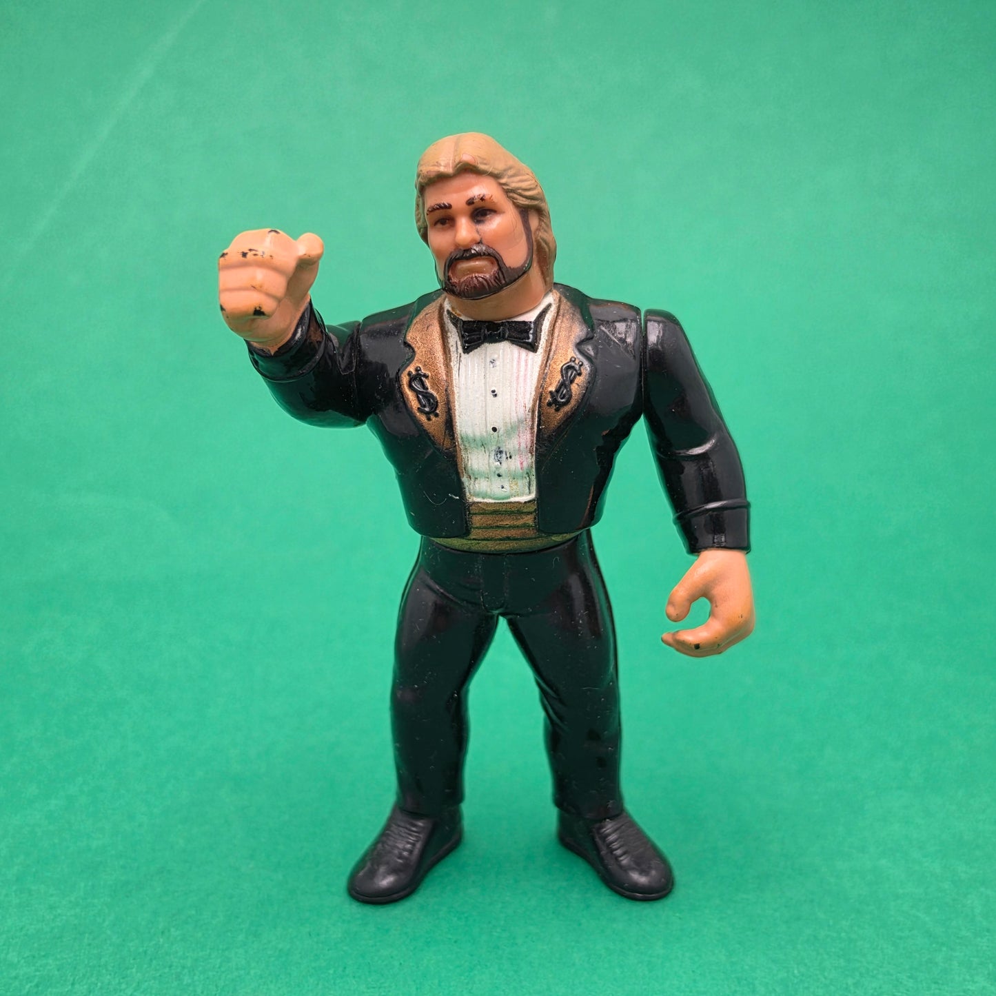 WWF HASBRO MILLION DOLLAR MAN TED DIBIASE Vintage Wrestling Figure ☆ Original 90s Series 1