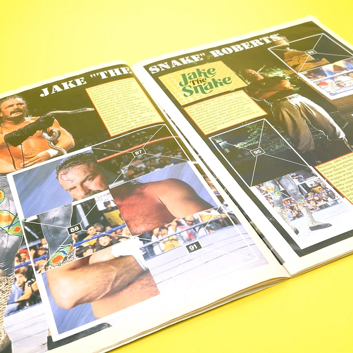 WWF MAGAZINE ☆ STICKER ALBUM MERLIN SUPERSTARS SERIES 2 1991 Vintage Wrestling ☆ Titan Sports