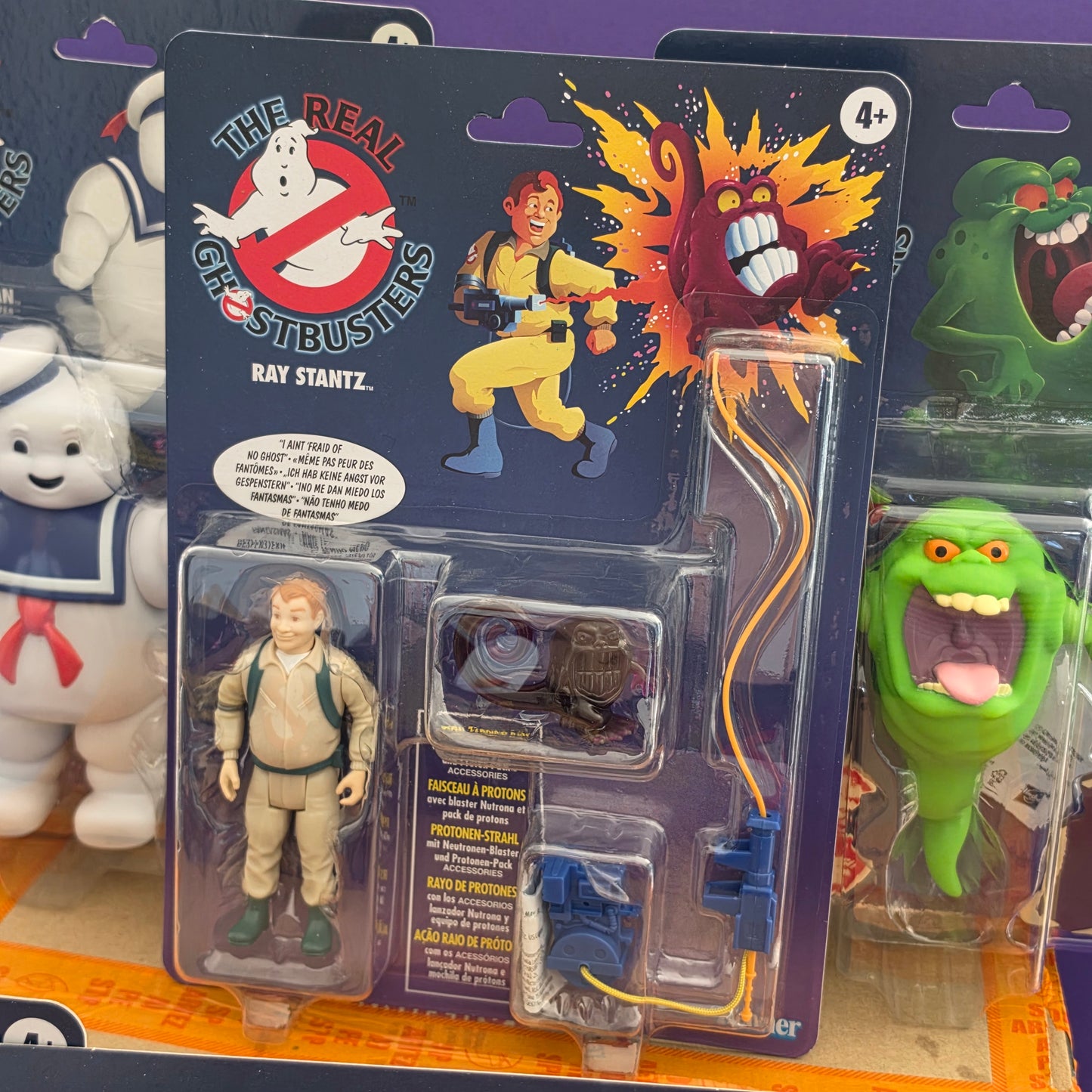 THE REAL GHOSTBUSTERS REISSUE ☆ FULL SET & STAY PUFT GREEN GHOST Shipper Figure ☆ Kenner Classics Sealed Carded