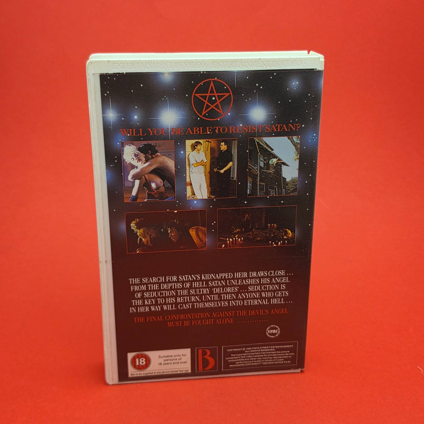 VHS Video ☆ WITCHCRAFT PART 2 THE TEMPTRESS 1989 ☆ 18 Cert Vintage Ex Rental Big Box