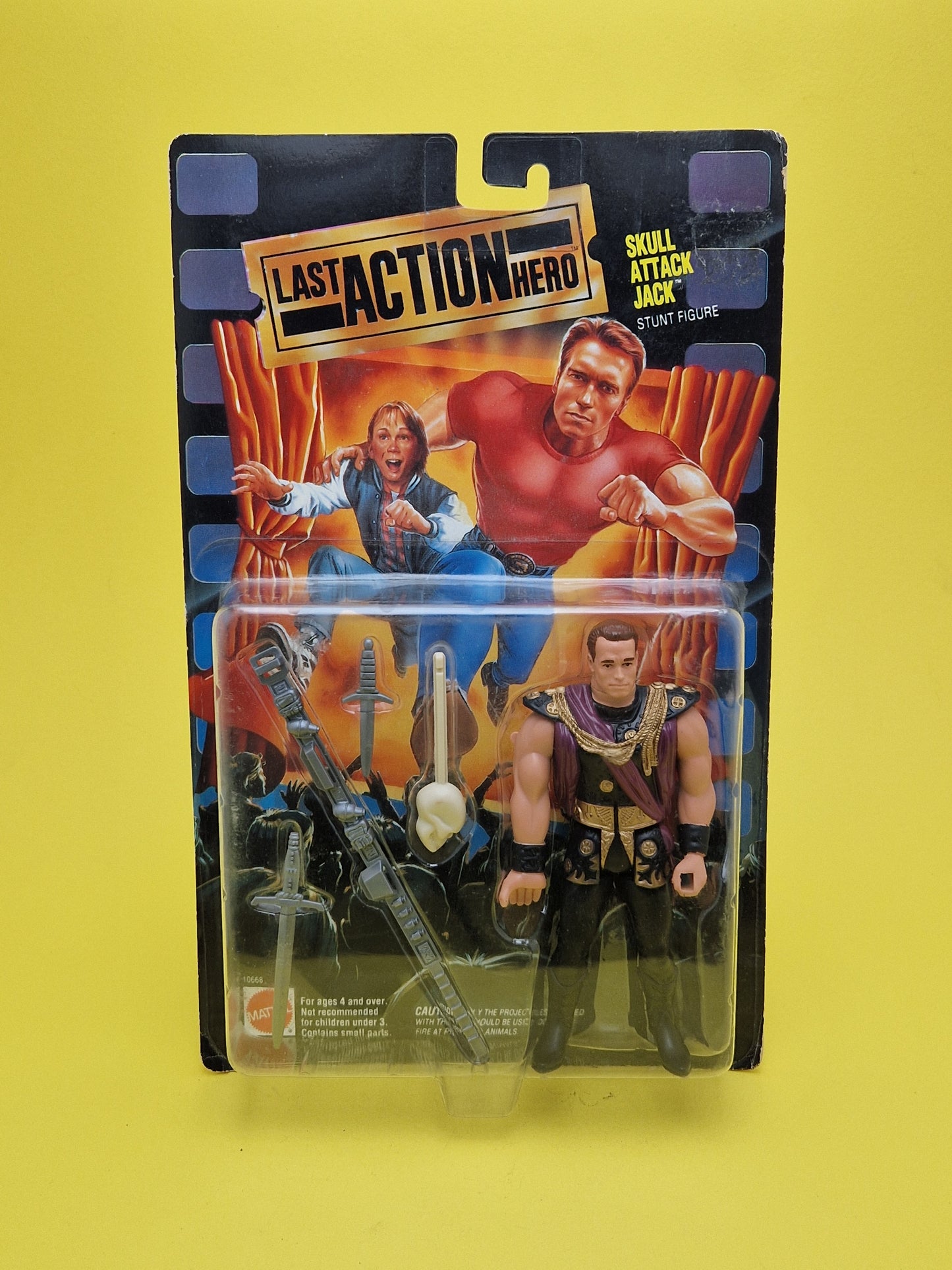 LAST ACTION HERO ☆ SKULL ATTACK JACK Vintage Action Figure ☆ MOC Carded Sealed