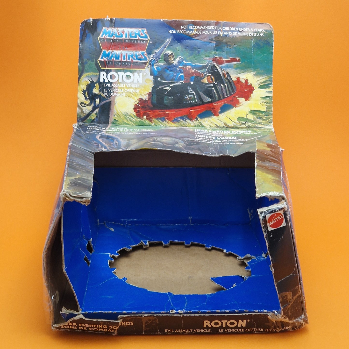 MASTERS OF THE UNIVERSE ☆ ROTON Complete Vintage Figure Vehicle ☆ MOTU 80s Mattel Boxed