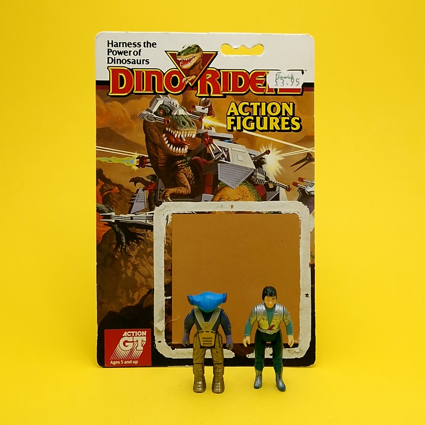 DINO RIDERS ☆ Six-Gill and Orion Double pack Action Figures ☆ Vintage TYCO 80s