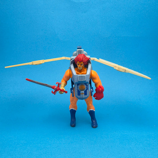 THUNDERCATS ☆ THUNDER WINGS & LION-O Figure ☆ Vintage LJN Original 80s Loose